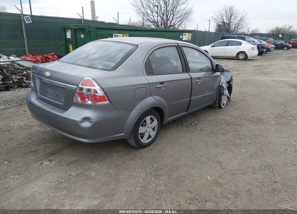 2008 CHEVROLET AVEO LS VIN: KL1TD56698B151081