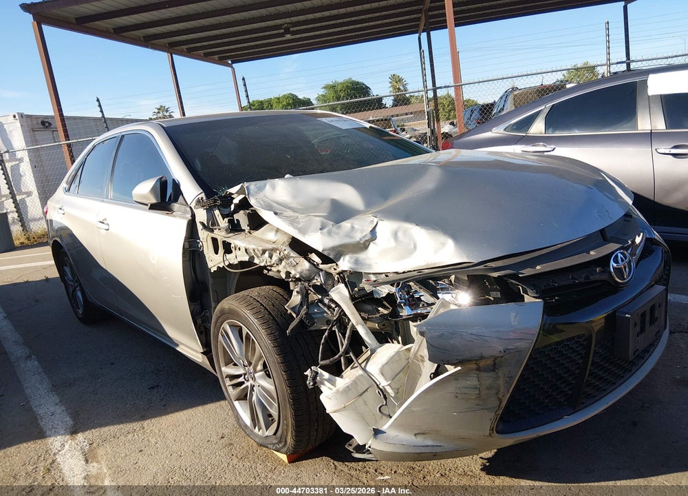 2016 TOYOTA CAMRY SE VIN: 4T1BF1FK6GU503858