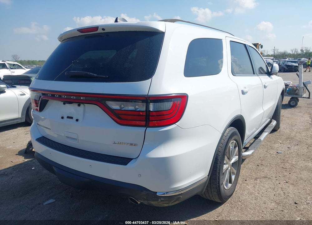 2016 DODGE DURANGO LIMITED VIN: 1C4RDHDG8GC424004