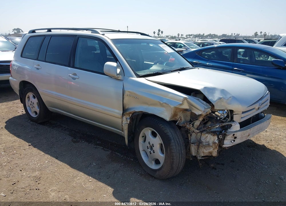 2004 TOYOTA HIGHLANDER LIMITED V6 VIN: JTEDP21A640005964