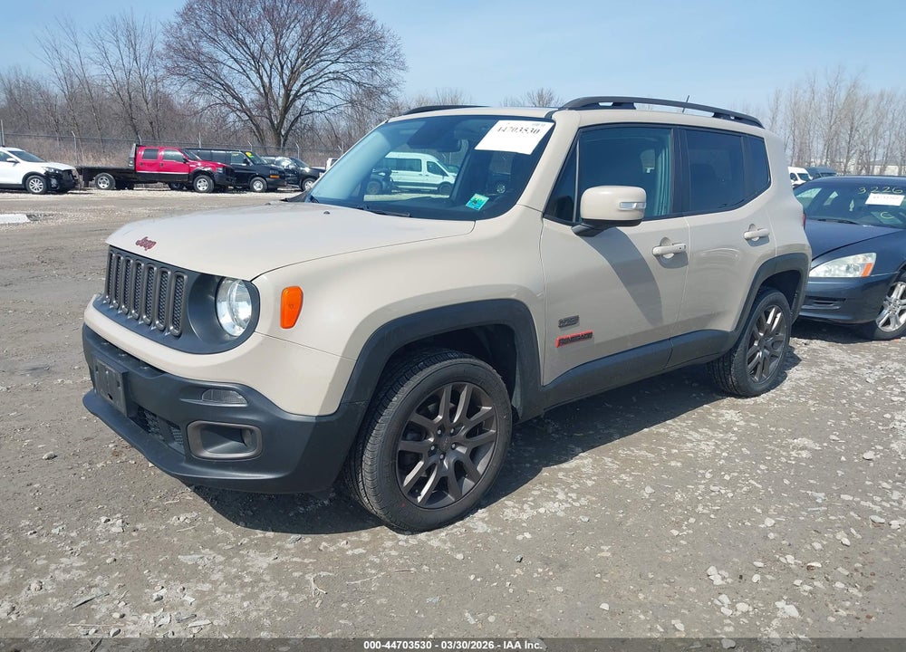2016 JEEP RENEGADE 75TH ANNIVERSARY VIN: ZACCJBBT5GPD65789