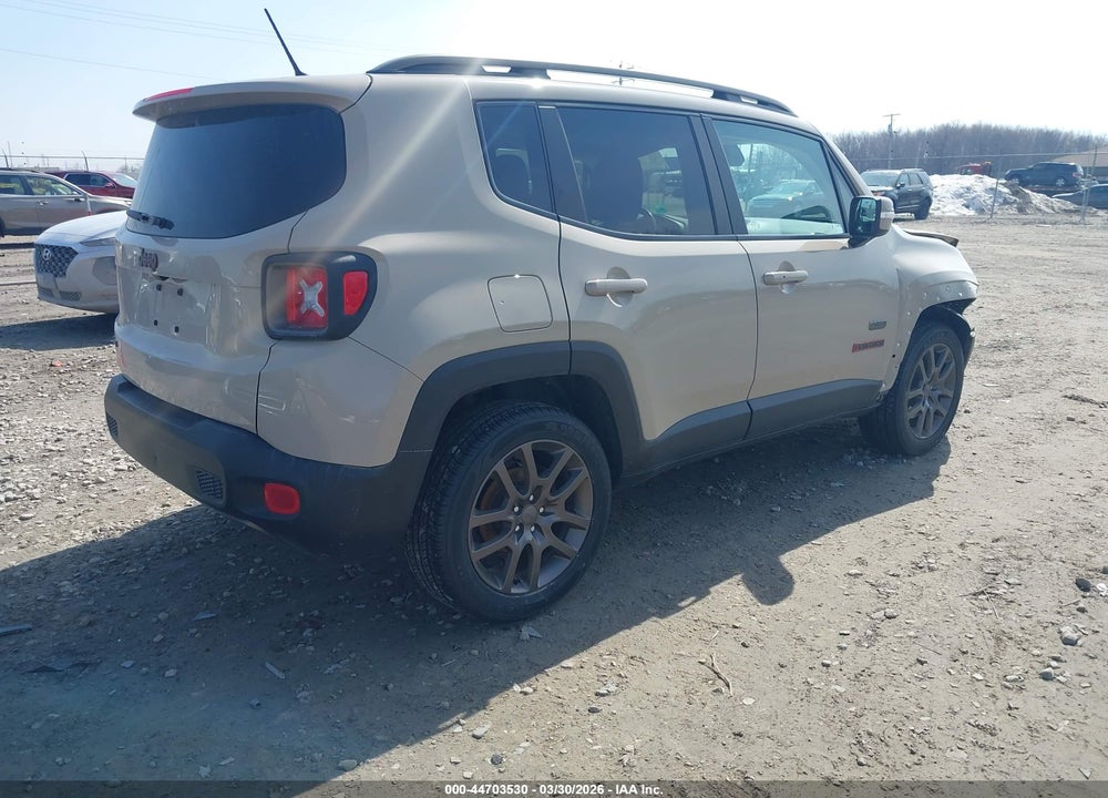 2016 JEEP RENEGADE 75TH ANNIVERSARY VIN: ZACCJBBT5GPD65789