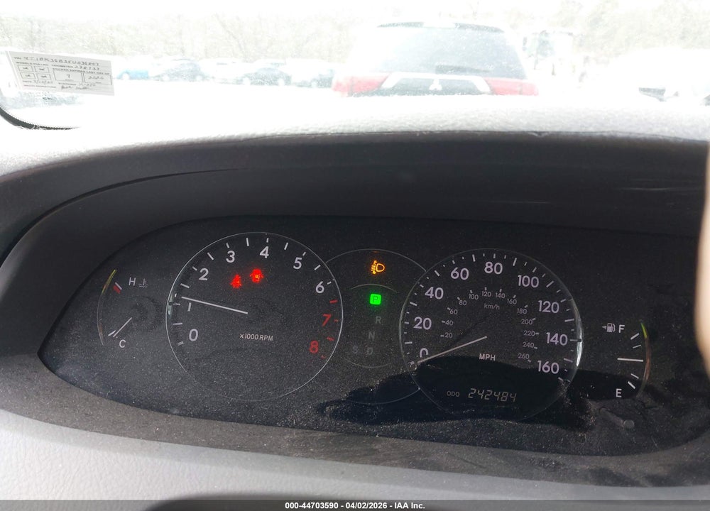 2005 TOYOTA AVALON LIMITED VIN: 4T1BK36B35U036807