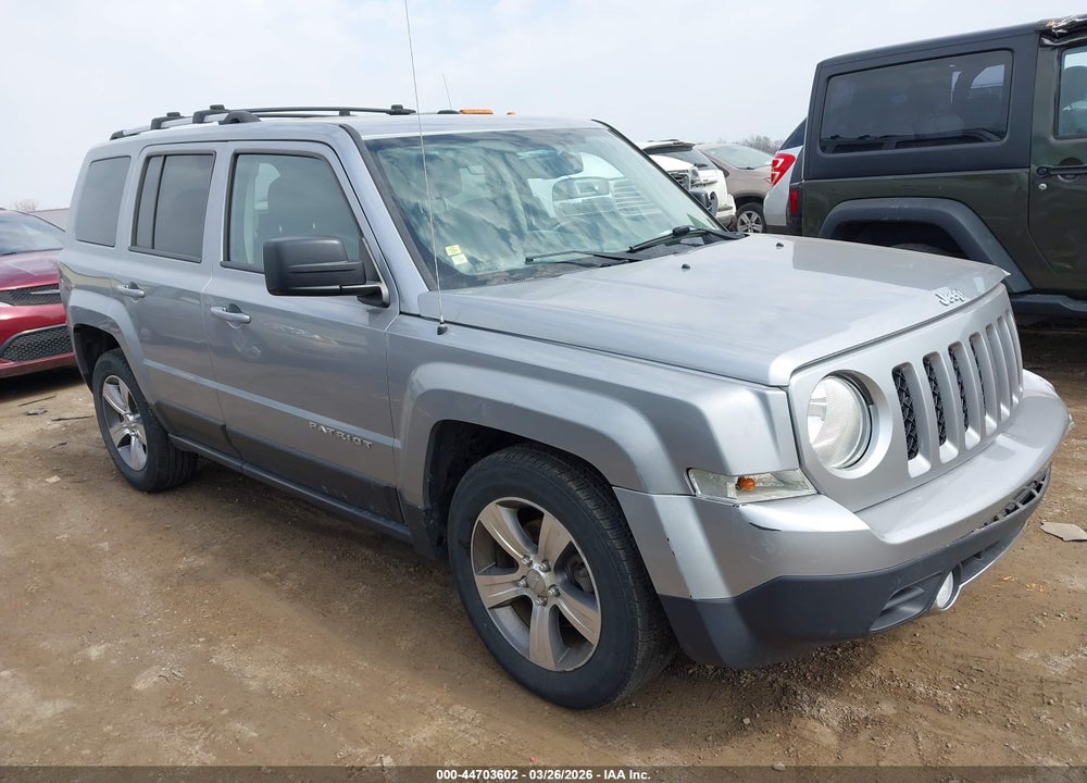 2017 JEEP PATRIOT HIGH ALTITUDE FWD VIN: 1C4NJPFA9HD136756