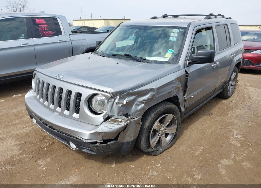 2017 JEEP PATRIOT HIGH ALTITUDE FWD VIN: 1C4NJPFA9HD136756