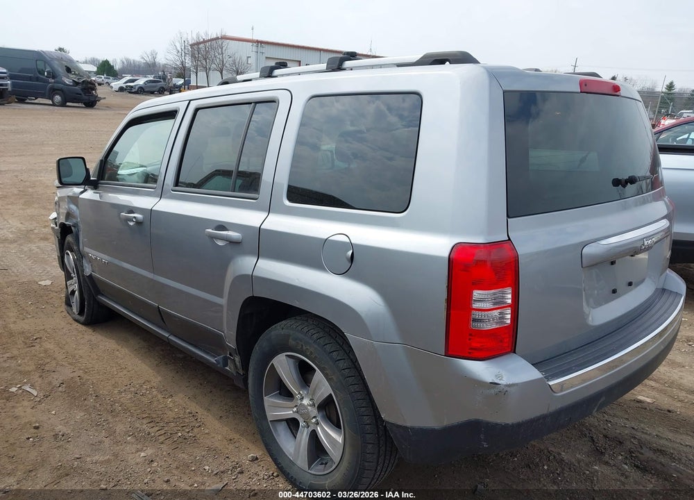 2017 JEEP PATRIOT HIGH ALTITUDE FWD VIN: 1C4NJPFA9HD136756