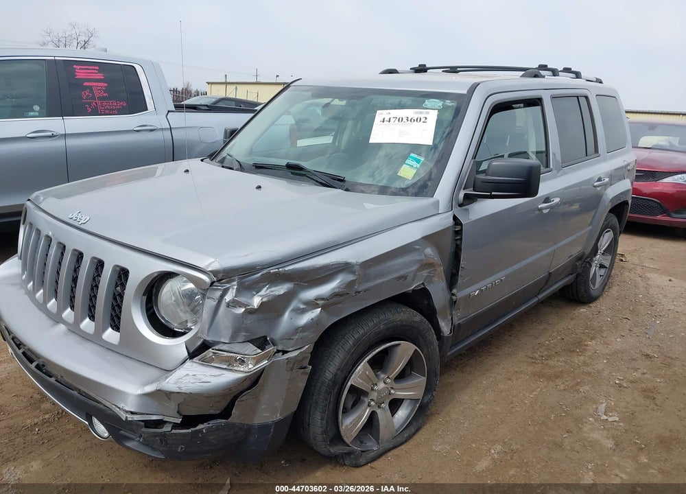 2017 JEEP PATRIOT HIGH ALTITUDE FWD VIN: 1C4NJPFA9HD136756