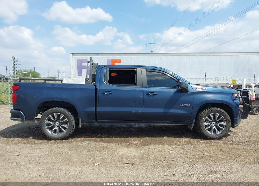 2020 CHEVROLET SILVERADO 1500 4WD  SHORT BED RST VIN: 3GCUYEED5LG129564