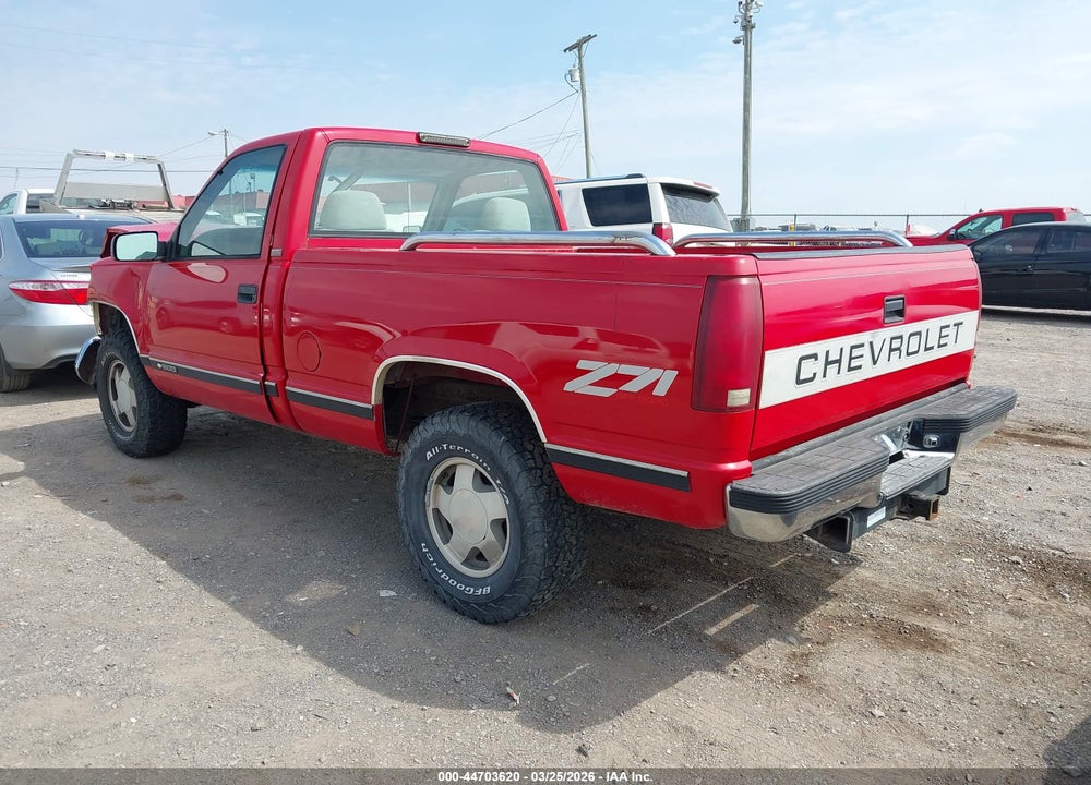 1996 CHEVROLET GMT-400 K1500 VIN: 1GCEK14M9TZ186608