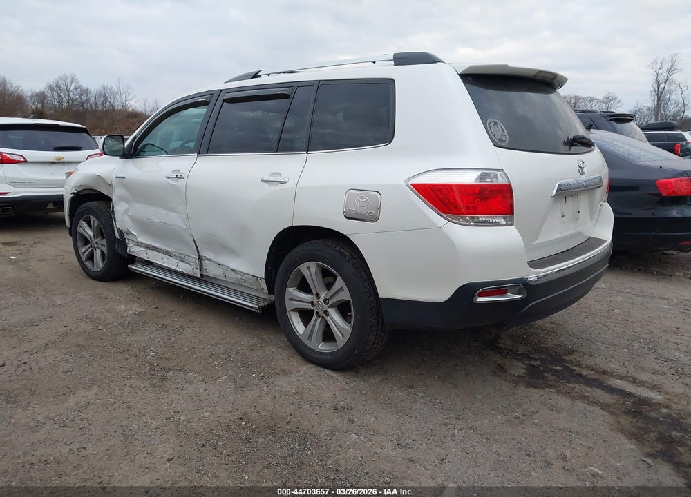 2012 TOYOTA HIGHLANDER LIMITED V6 VIN: 5TDDK3EH1CS126350