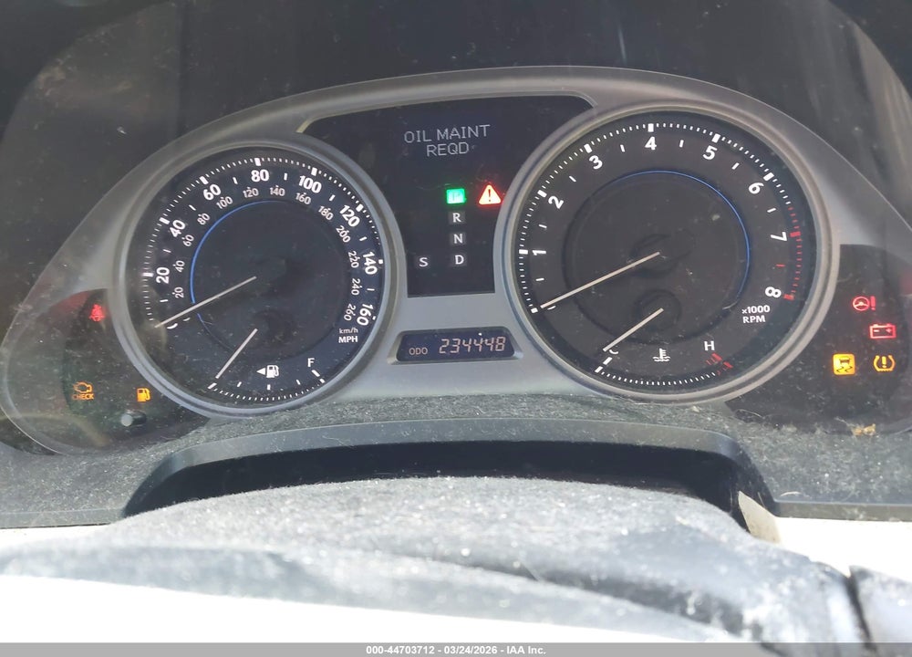 2010 LEXUS IS 250 VIN: JTHCF5C23A5036712