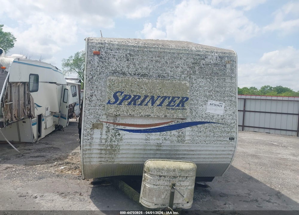 2006 KEYSTONE SPRINTER VIN: 4YDT300216A225114