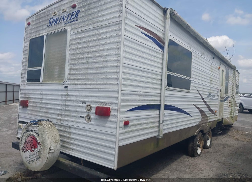 2006 KEYSTONE SPRINTER VIN: 4YDT300216A225114