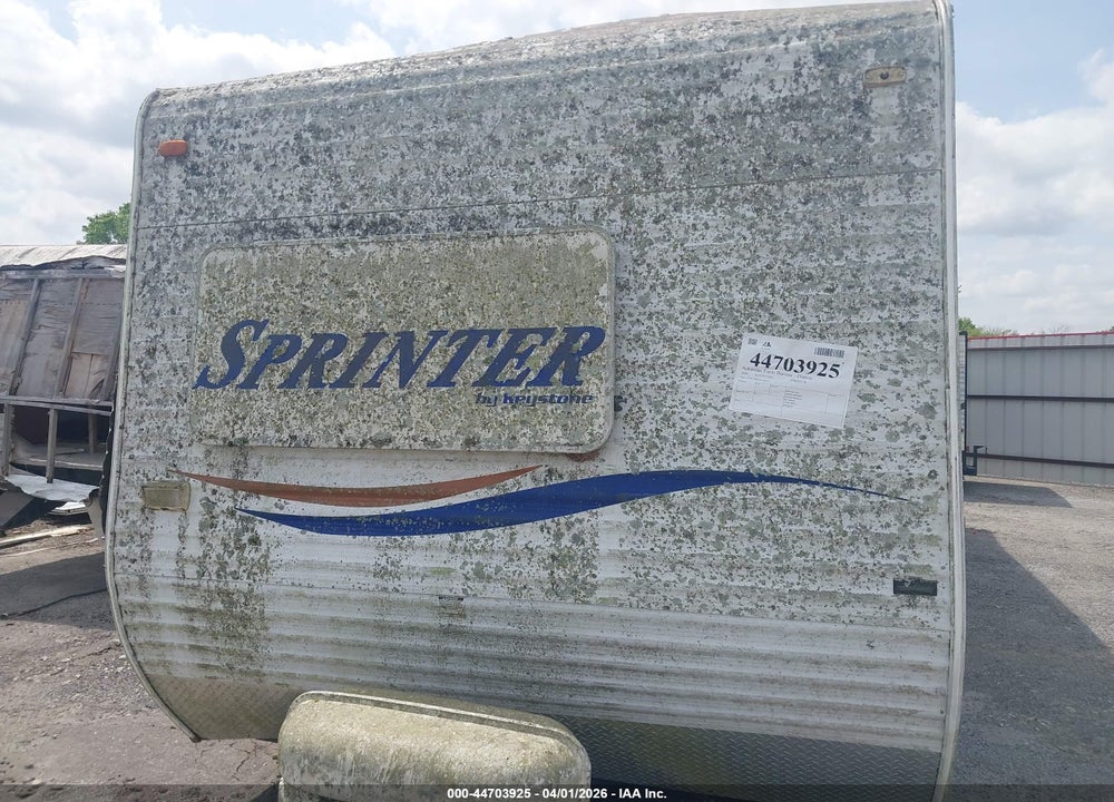 2006 KEYSTONE SPRINTER VIN: 4YDT300216A225114