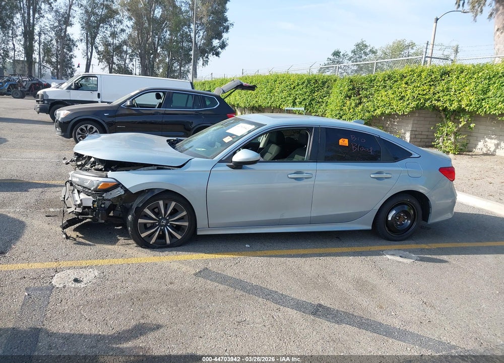 2022 HONDA CIVIC EX VIN: 2HGFE1F77NH308079
