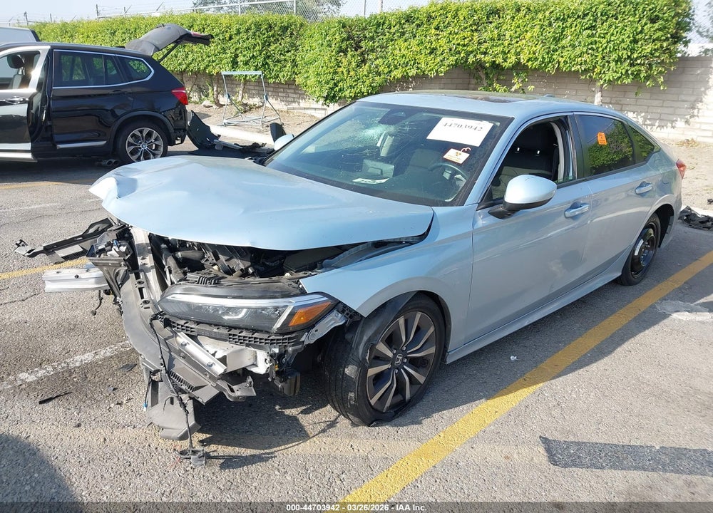 2022 HONDA CIVIC EX VIN: 2HGFE1F77NH308079
