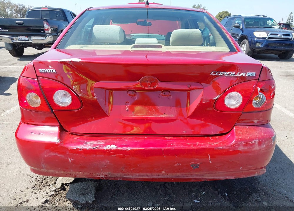 2006 TOYOTA COROLLA LE VIN: 1NXBR30EX6Z654688