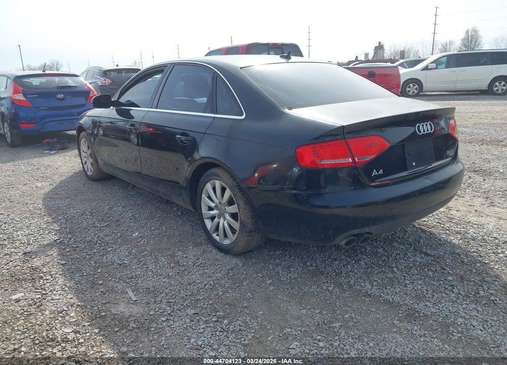 2012 AUDI A4 2.0T PREMIUM VIN: WAUBFAFL3CN005079