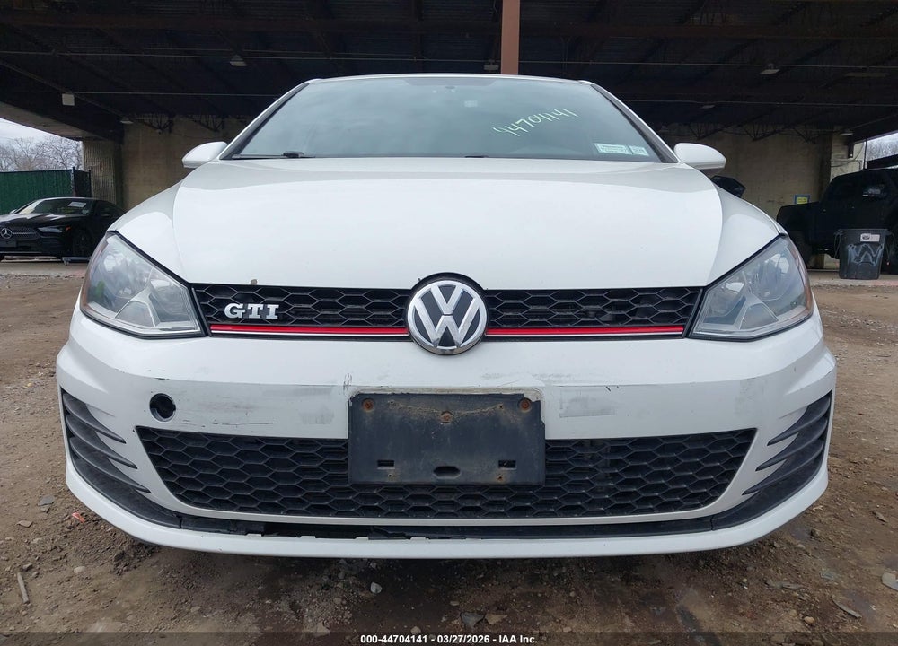 2017 VOLKSWAGEN GOLF GTI AUTOBAHN 4-DOOR/S 4-DOOR/SE 4-DOOR/SPORT 4-DOOR VIN: 3VW5T7AU7HM063836