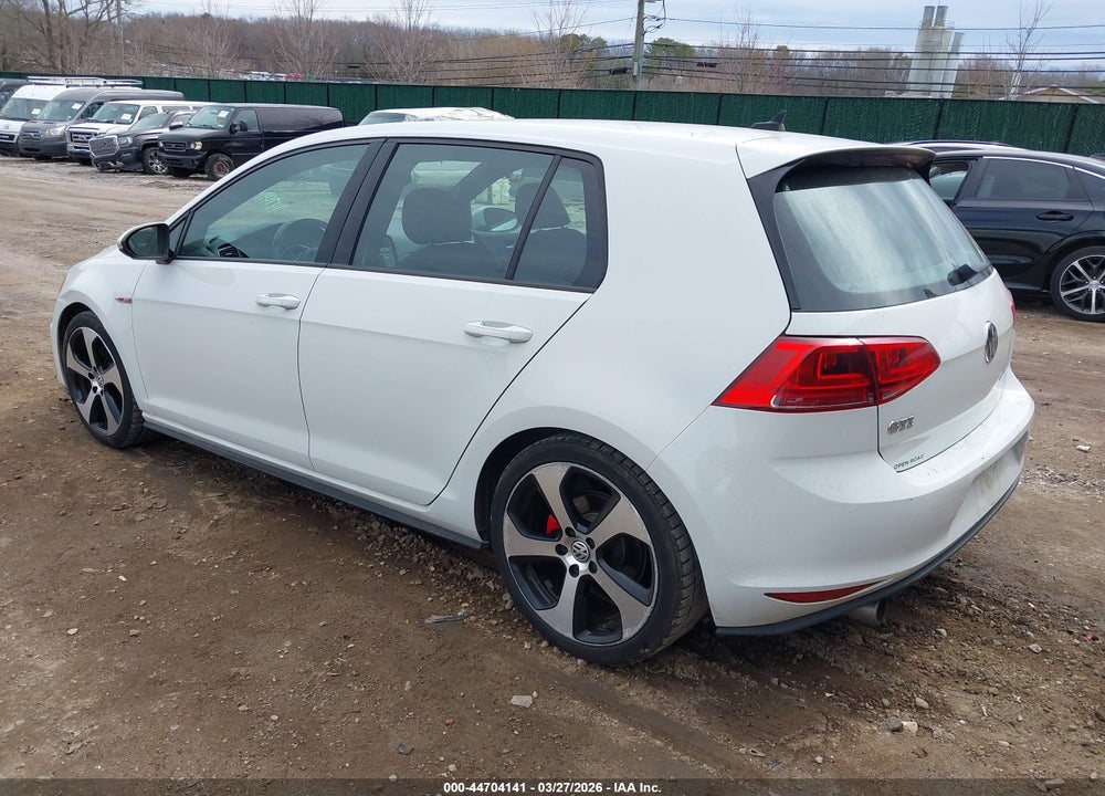 2017 VOLKSWAGEN GOLF GTI AUTOBAHN 4-DOOR/S 4-DOOR/SE 4-DOOR/SPORT 4-DOOR VIN: 3VW5T7AU7HM063836