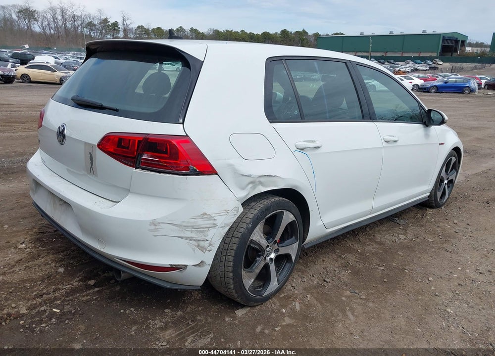 2017 VOLKSWAGEN GOLF GTI AUTOBAHN 4-DOOR/S 4-DOOR/SE 4-DOOR/SPORT 4-DOOR VIN: 3VW5T7AU7HM063836