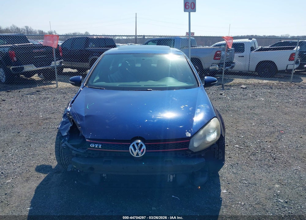 2011 VOLKSWAGEN GTI 4-DOOR VIN: WVWHV7AJ6BW038997