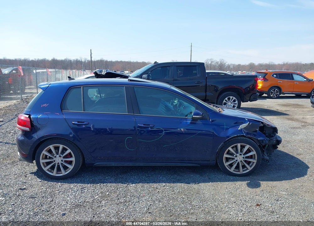 2011 VOLKSWAGEN GTI 4-DOOR VIN: WVWHV7AJ6BW038997