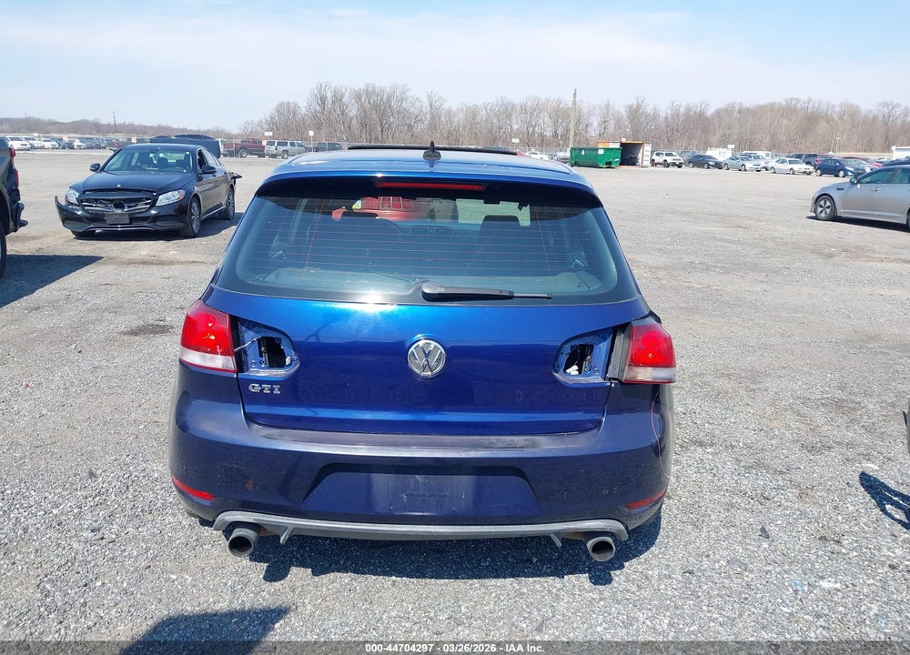 2011 VOLKSWAGEN GTI 4-DOOR VIN: WVWHV7AJ6BW038997