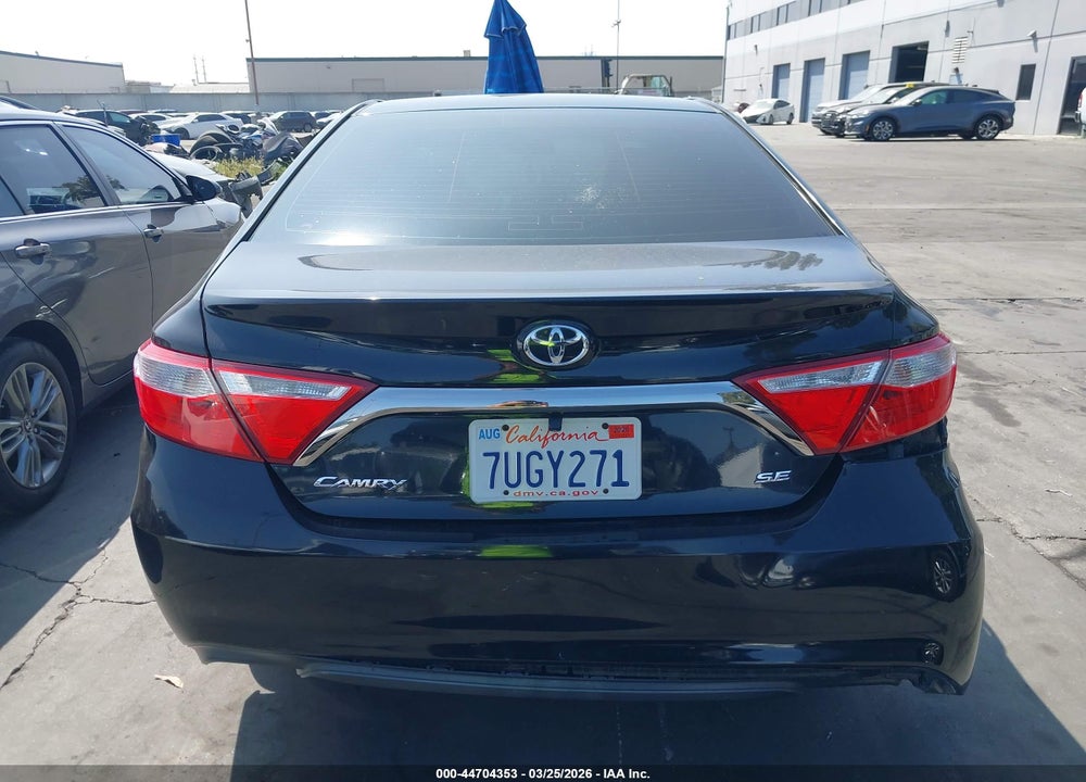 2016 TOYOTA CAMRY SE VIN: 4T1BF1FK0GU259608
