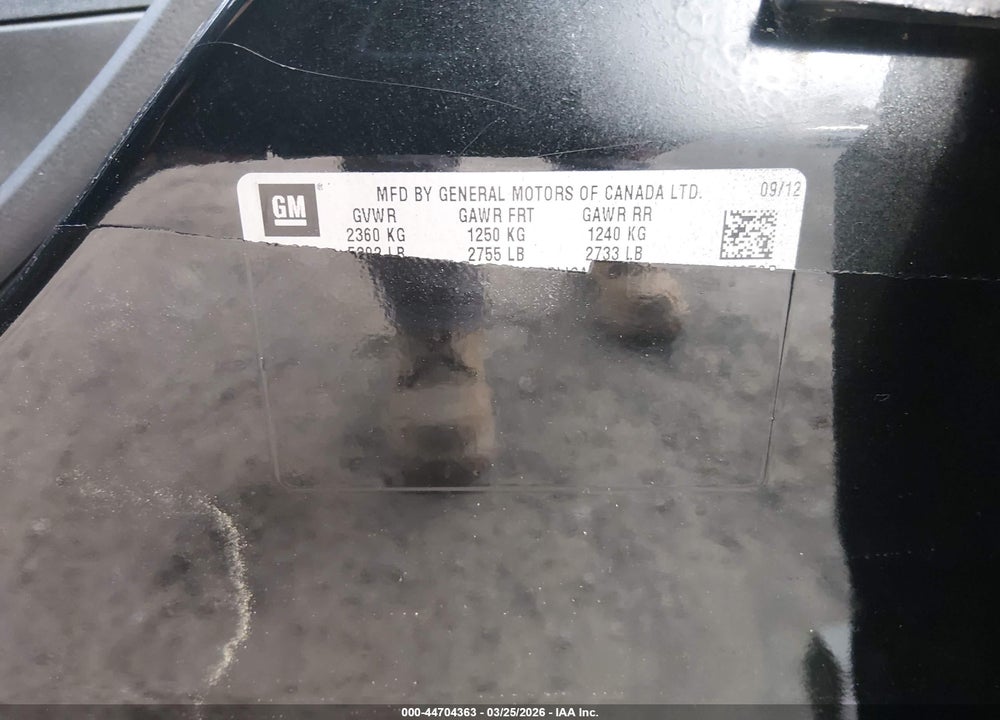 2013 CHEVROLET EQUINOX 1LT VIN: 2GNFLDE34D6161824