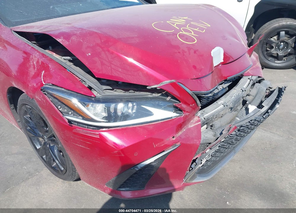 2022 LEXUS ES 300H F SPORT VIN: 58AGA1C18NU015761