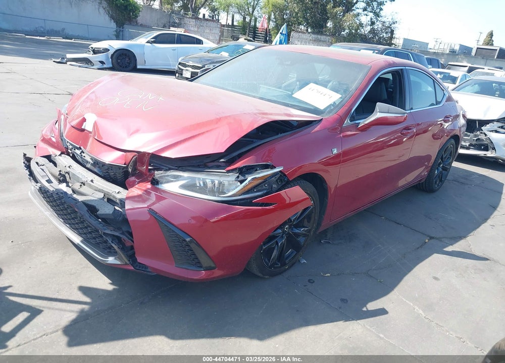 2022 LEXUS ES 300H F SPORT VIN: 58AGA1C18NU015761
