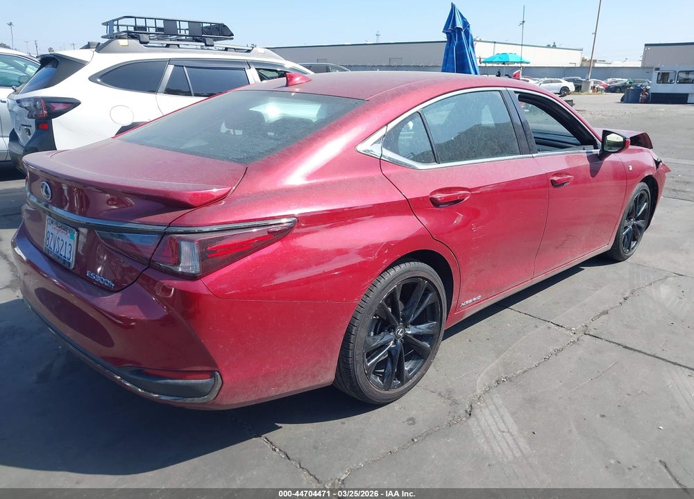 2022 LEXUS ES 300H F SPORT VIN: 58AGA1C18NU015761
