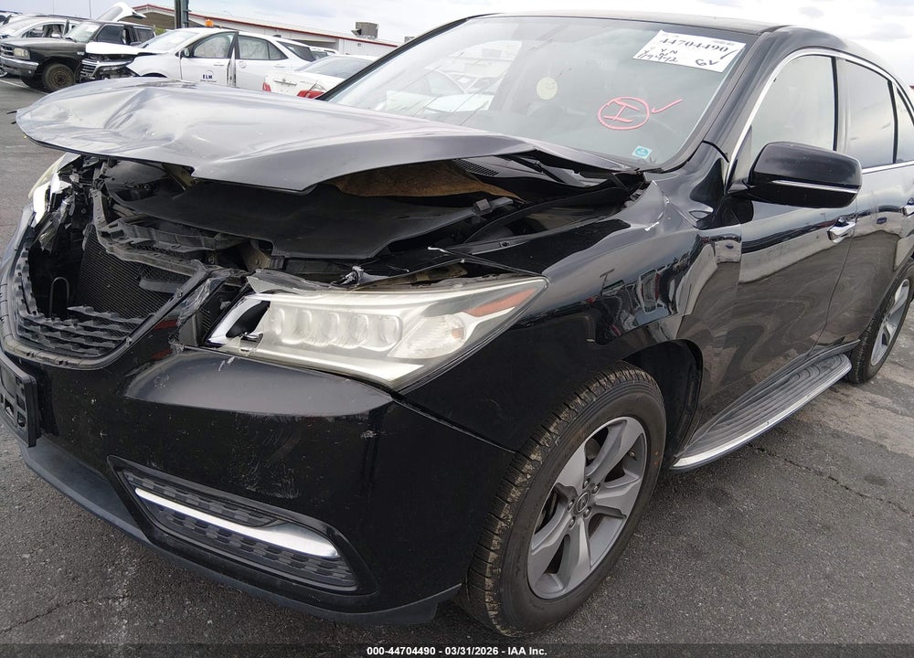 2015 ACURA MDX VIN: 5FRYD3H25FB001457