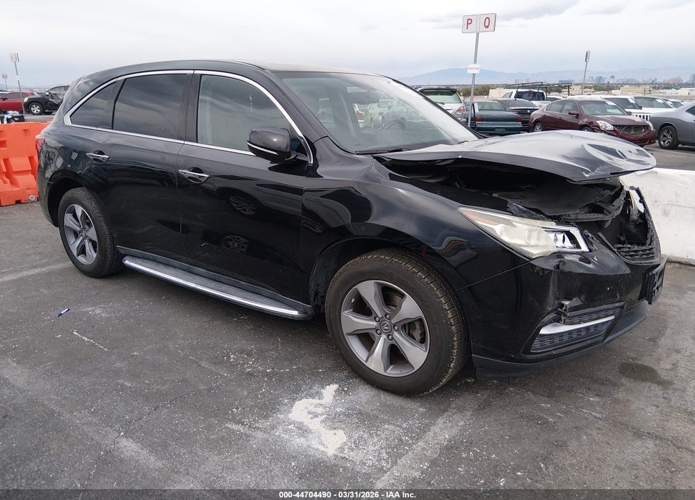 2015 ACURA MDX VIN: 5FRYD3H25FB001457