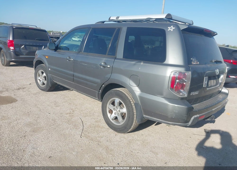2007 HONDA PILOT EX-L VIN: 5FNYF18517B006358