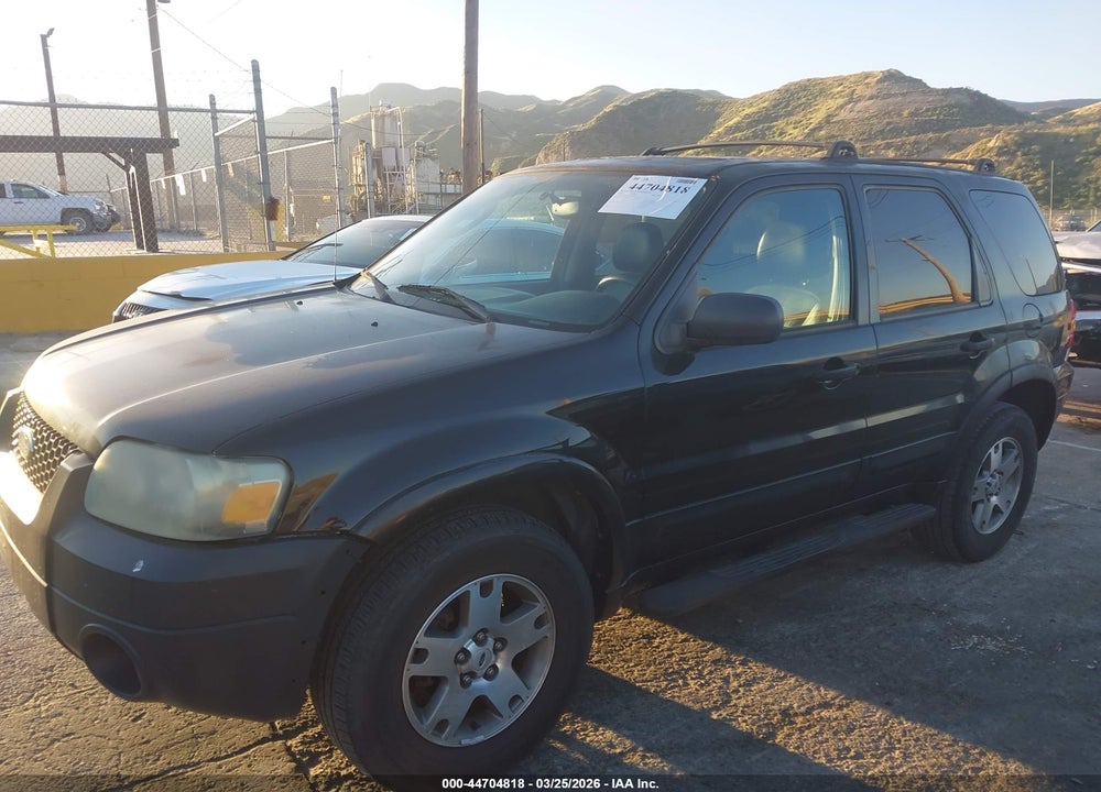 2005 FORD ESCAPE LIMITED VIN: 1FMYU04155KD75075