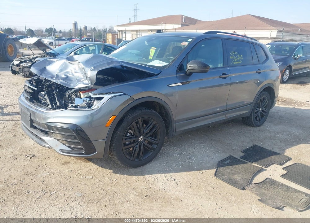 2022 VOLKSWAGEN TIGUAN 2.0T SE R-LINE BLACK VIN: 3VV8B7AX4NM129768