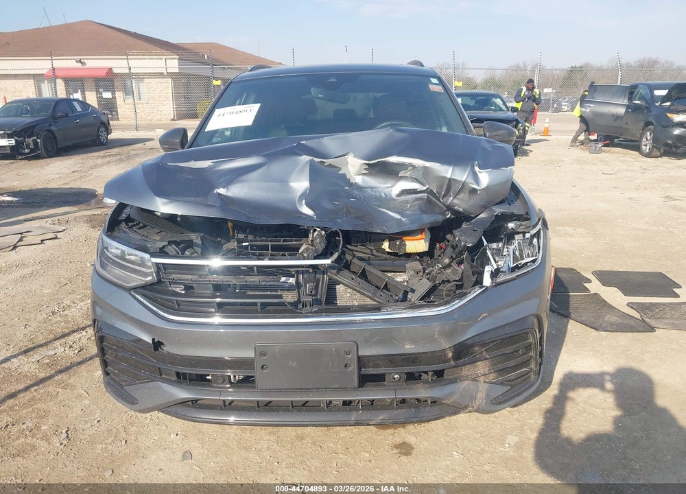 2022 VOLKSWAGEN TIGUAN 2.0T SE R-LINE BLACK VIN: 3VV8B7AX4NM129768