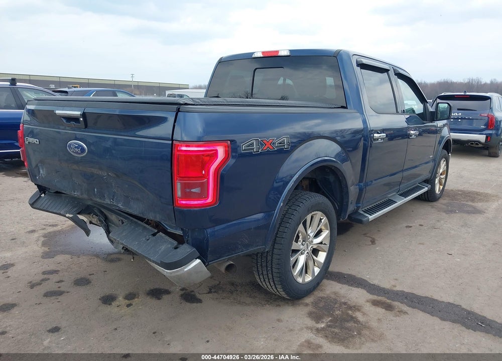 2016 FORD F-150 LARIAT VIN: 1FTEW1EG7GFA70005