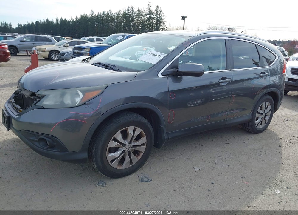 2013 HONDA CR-V EX-L VIN: 2HKRM4H76DH639674