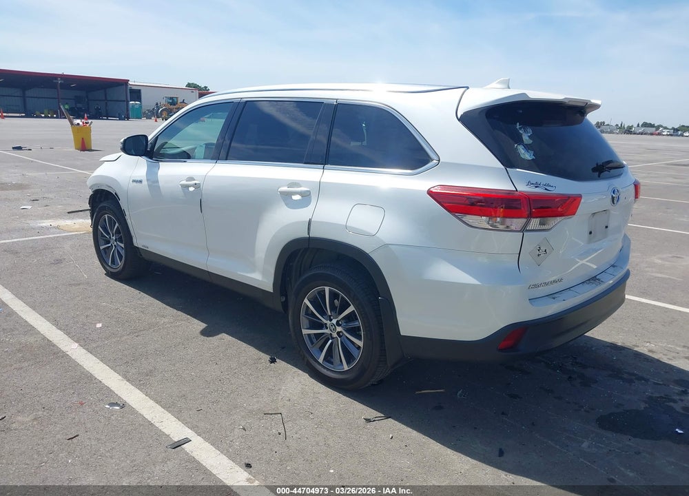2019 TOYOTA HIGHLANDER HYBRID XLE VIN: 5TDJGRFH0KS064556