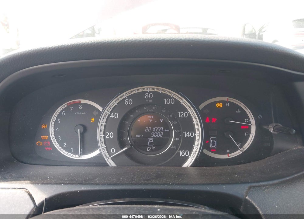 2013 HONDA ACCORD EX VIN: 1HGCR2F75DA066905