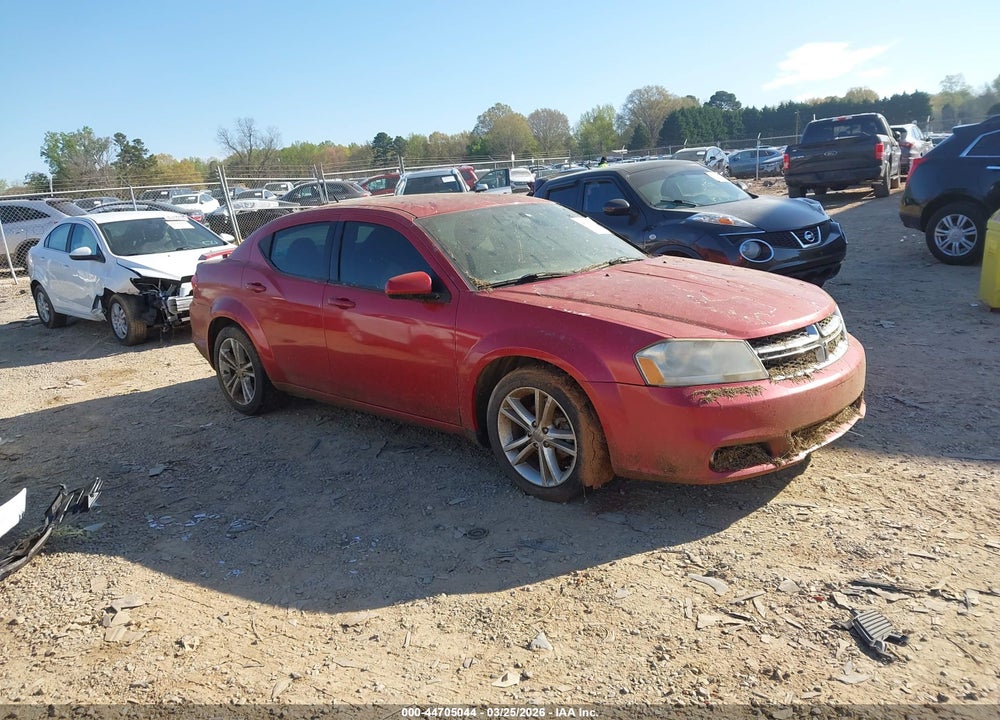 2011 DODGE AVENGER MAINSTREET VIN: 1B3BD1FGXBN513447