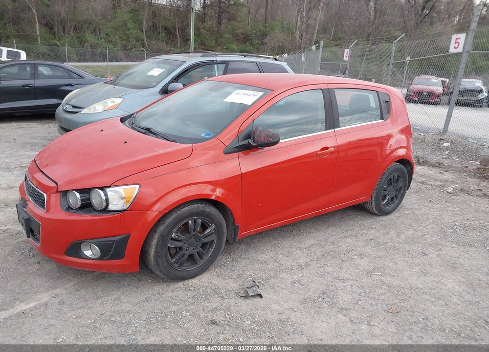2012 CHEVROLET SONIC 2LT VIN: 1G1JC6SB7C4212767