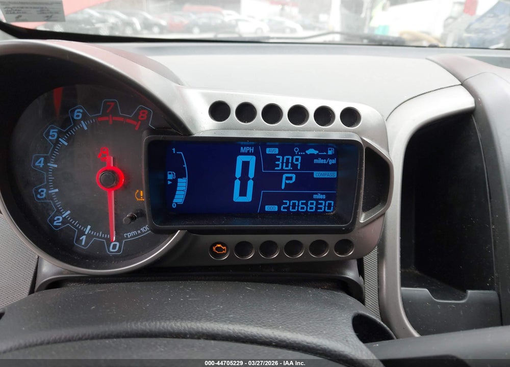 2012 CHEVROLET SONIC 2LT VIN: 1G1JC6SB7C4212767