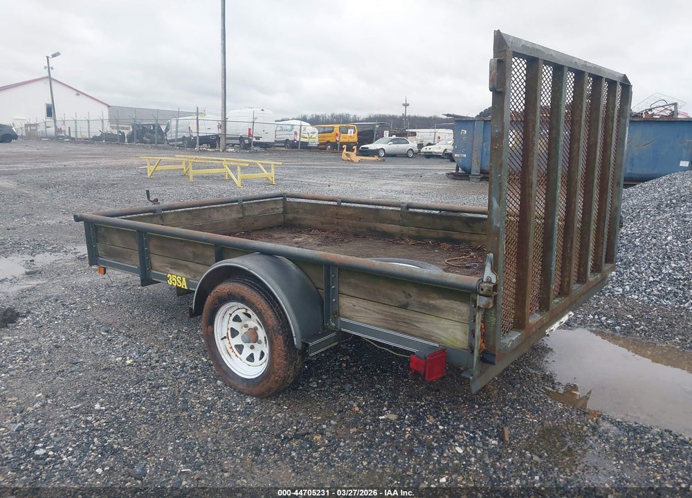 1999 BIG TEX TRAILER VIN: 4K8AX1016X1A40034