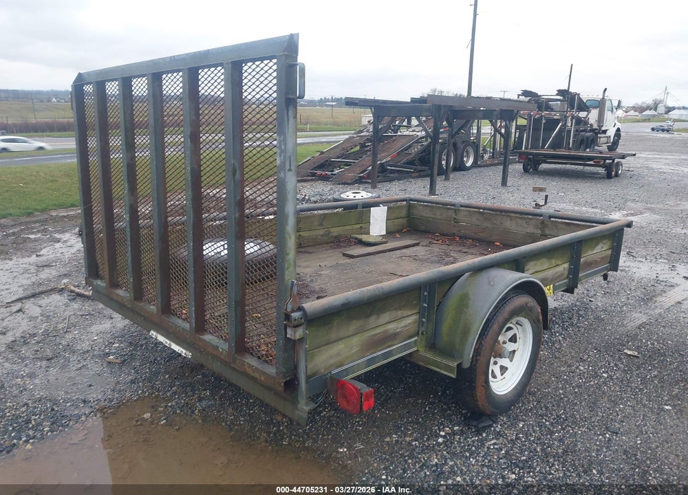 1999 BIG TEX TRAILER VIN: 4K8AX1016X1A40034