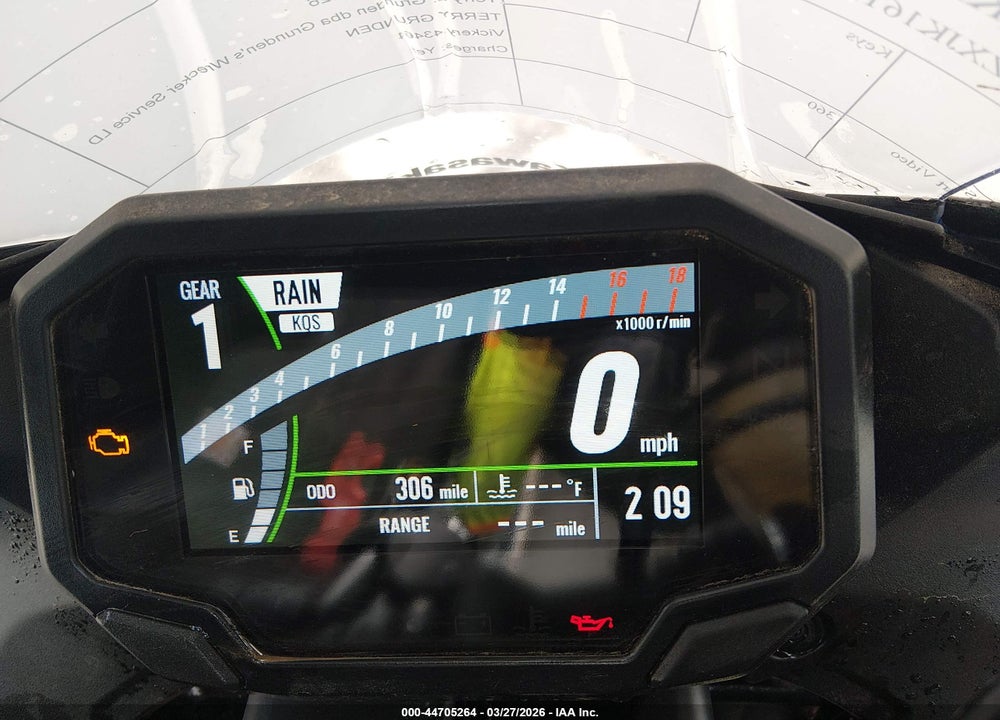 2026 KAWASAKI ZX636 K VIN: JKBZXJK16TA015041