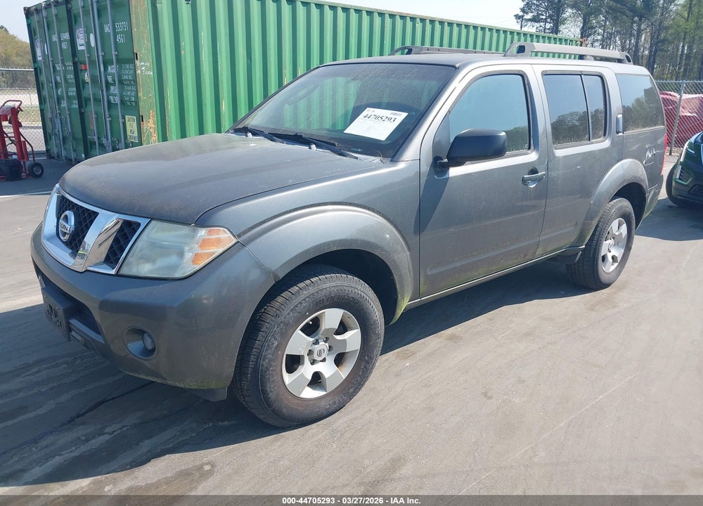 2008 NISSAN PATHFINDER S VIN: 5N1AR18B08C659255